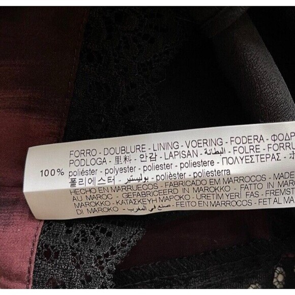 Zara Y2K Lace Trim Slip Dress Small Spaghetti Strap  Animal Print Cami Lined - Picture 10 of 12